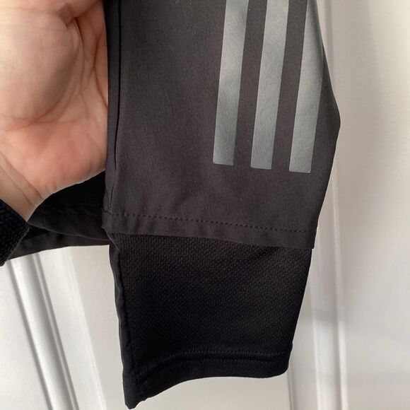 Adidas Black Response Full Zip Lightweight Jacket Size Small - Picture 4 of 8